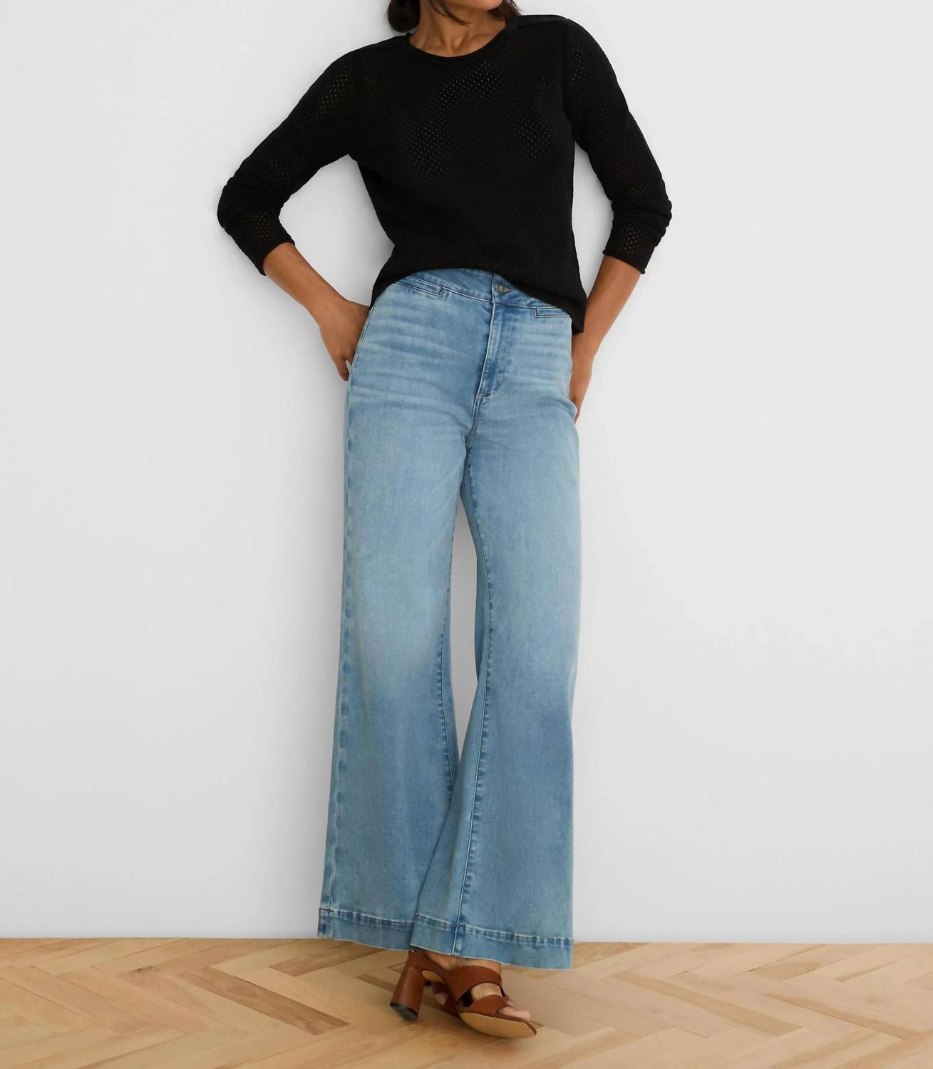 Nic + Zoe - Breezeway Mesh Sweater