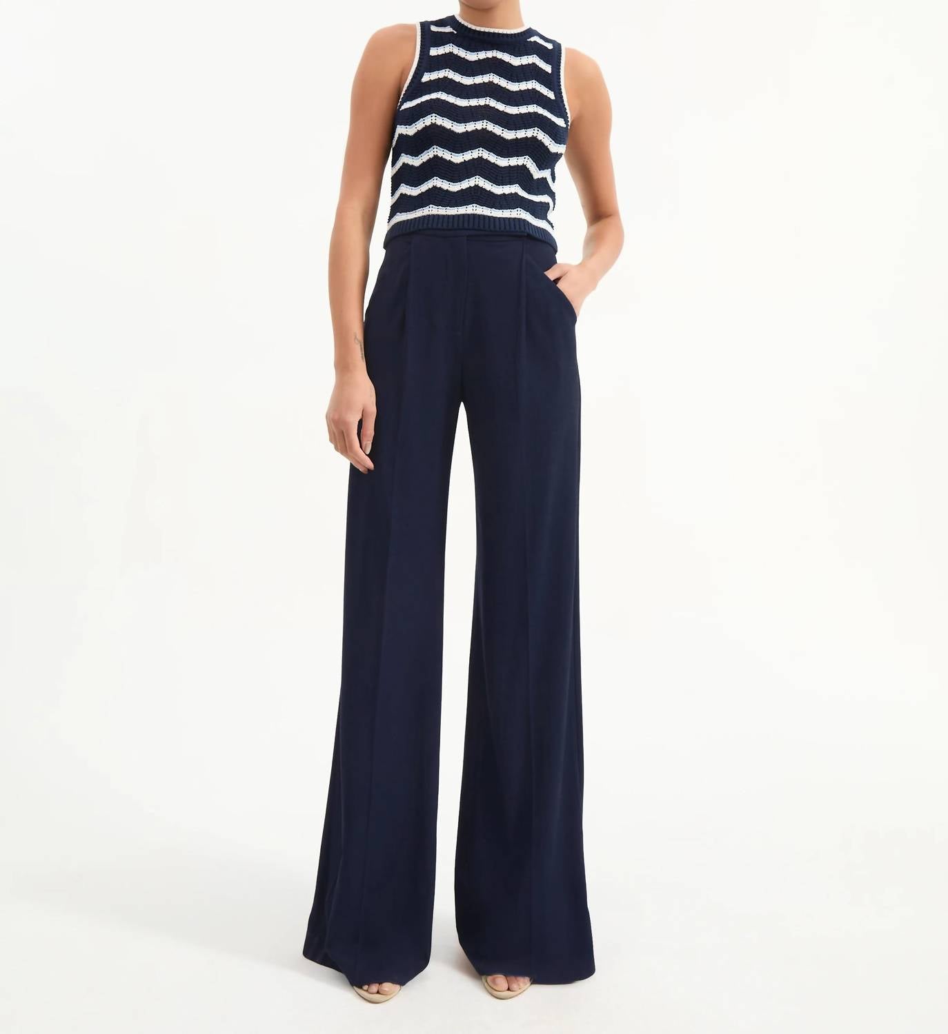 Veronica Beard - Cropped Jerrel Knit Tank