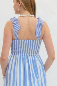 Entro - Jackie Striped Midi Dress