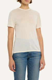 Nili Lotan - Kimena Crew Neck Short Sleeve Sweater