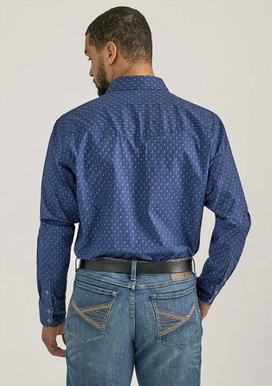 Wrangler - Men's Comfort Snap Long Sleeves