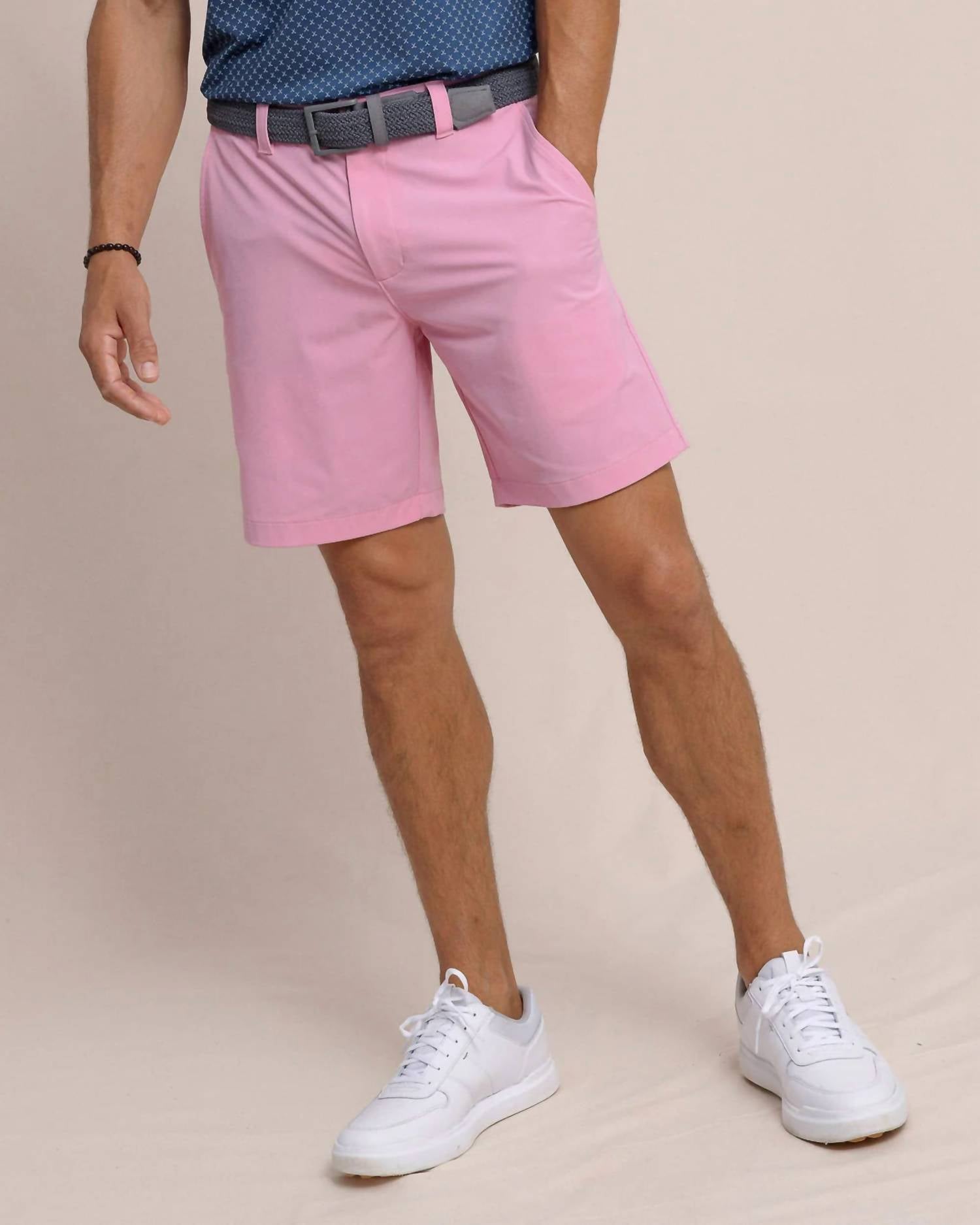 SOUTHERN TIDE Brrrdie 8" Performance Short in riviera rose - men's shorts - alternate view