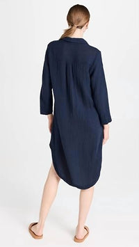 Sundry - Long Sleeve Shirttail Dress
