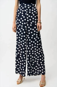 Joseph Ribkoff - Polka Dot Palazzo Pants