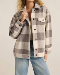 Z Supply - Preston Knit Plaid Jacket