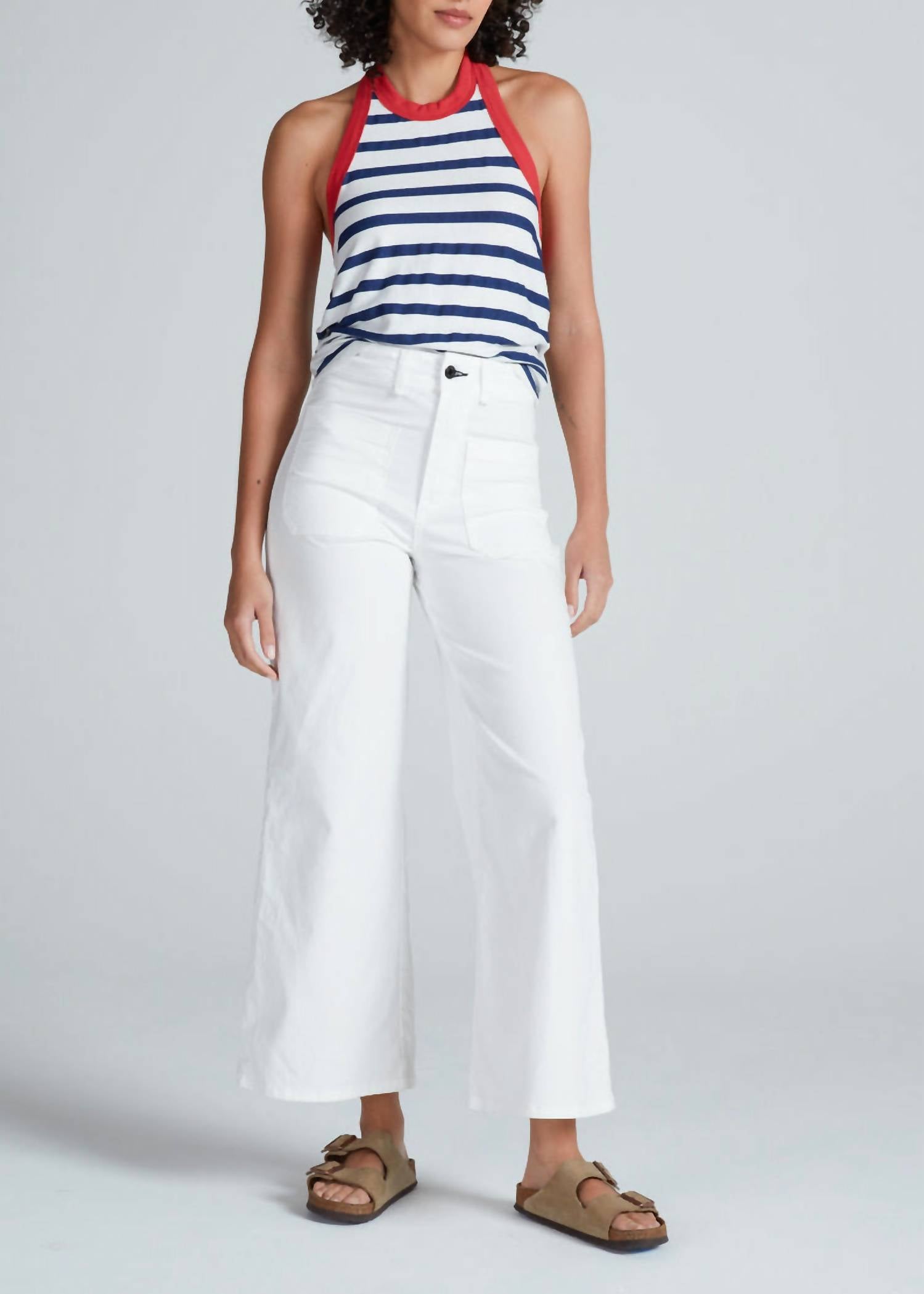 Askk Ny - Cropped Sailor Twill Pants