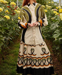 Farm Rio - Coconut Tree Flow Skirt