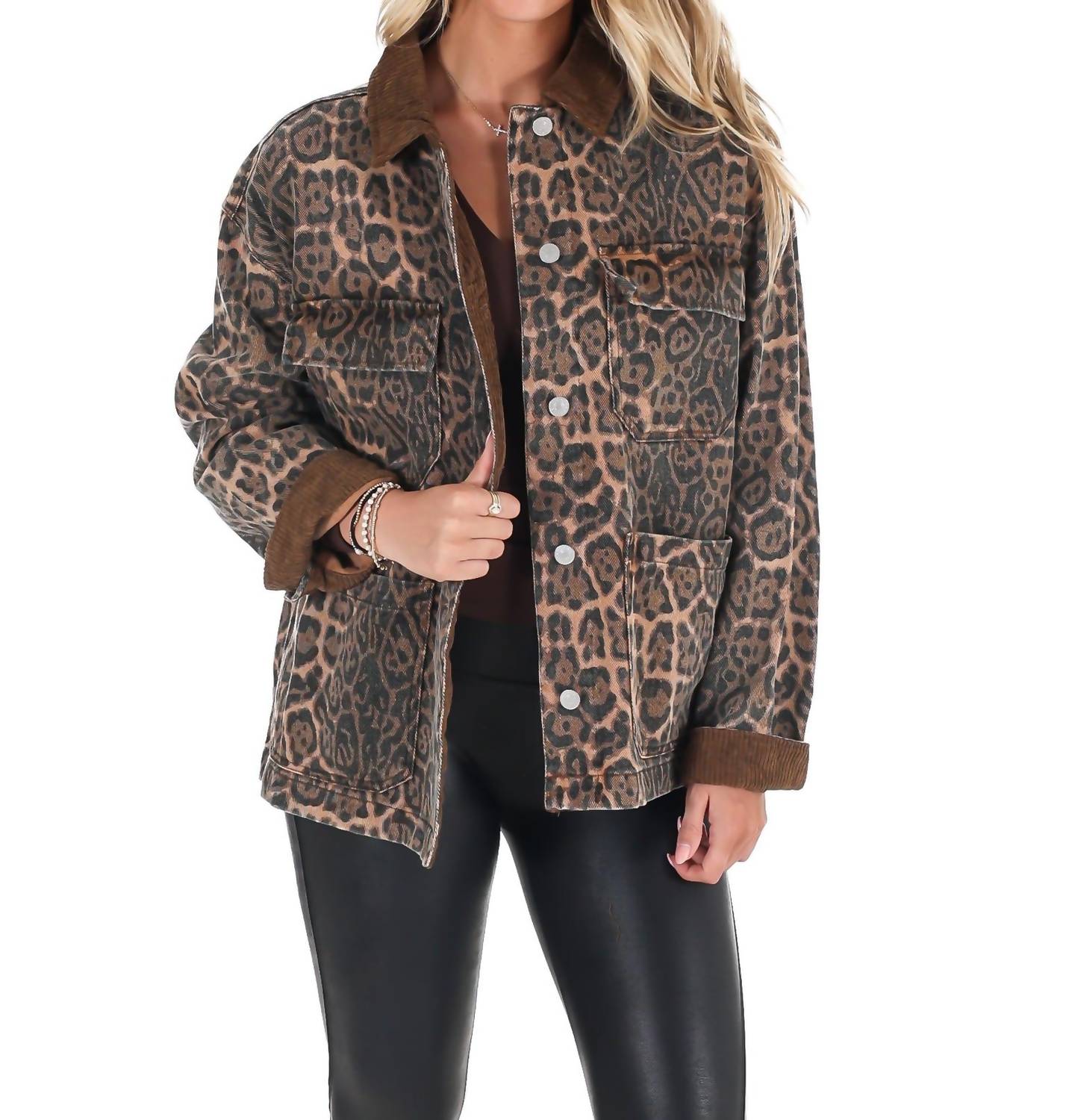 She + Sky - Leopard Lane Barn Jacket