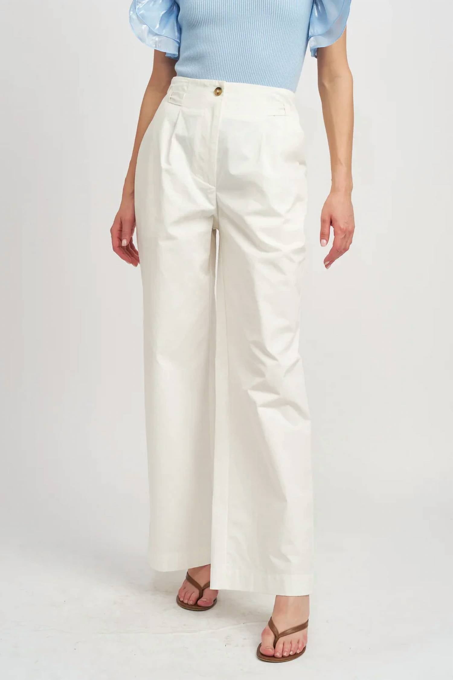 En Saison - Abby Cotton Bow-back Pants