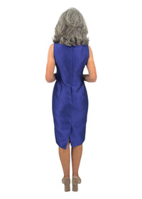 FRASCARA Floral Appliqué Jacket And Dress Set in amethyst - women's dress - view 4