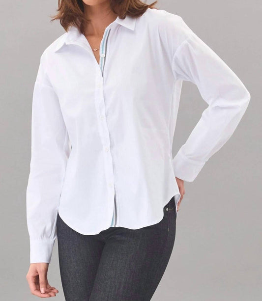 Lola & Sophie - Stretch Poplin Ribbon Shirt