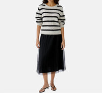 Oui - Stripe Crew Sweater