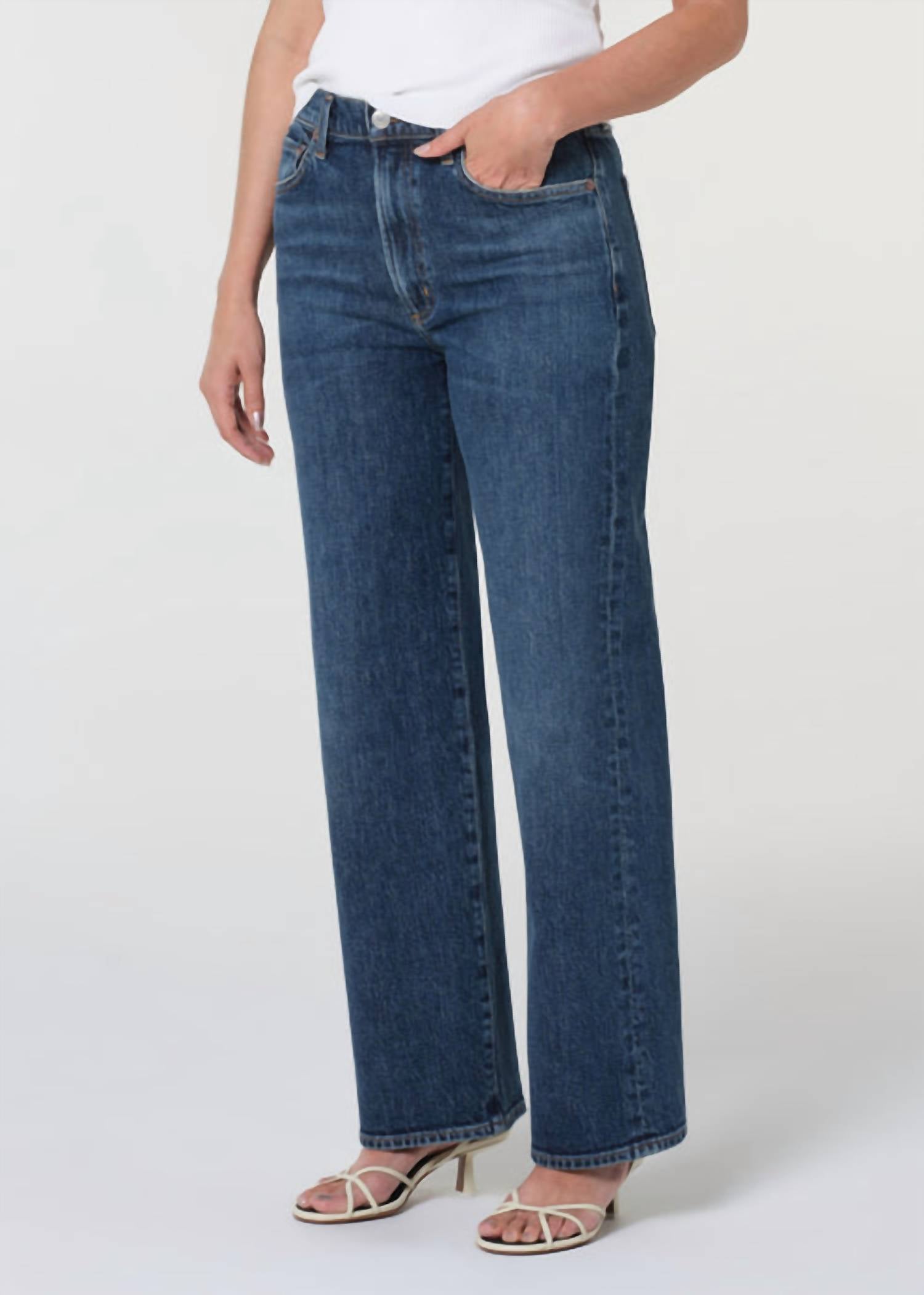 AGOLDE Harper Straight Jeans - Petite in tempo - women's jeans - view 4