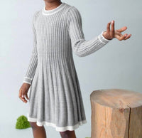 Mayoral - Cable Knit Sweater Dress