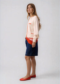 Frnch - Mara Fish Long Sleeve Cardigan