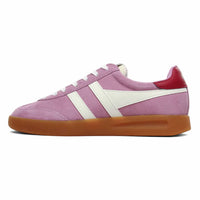 Gola Women's Cyclone Trainer Sneakers in candy off white deep red gum - women's sneaker - alternate view