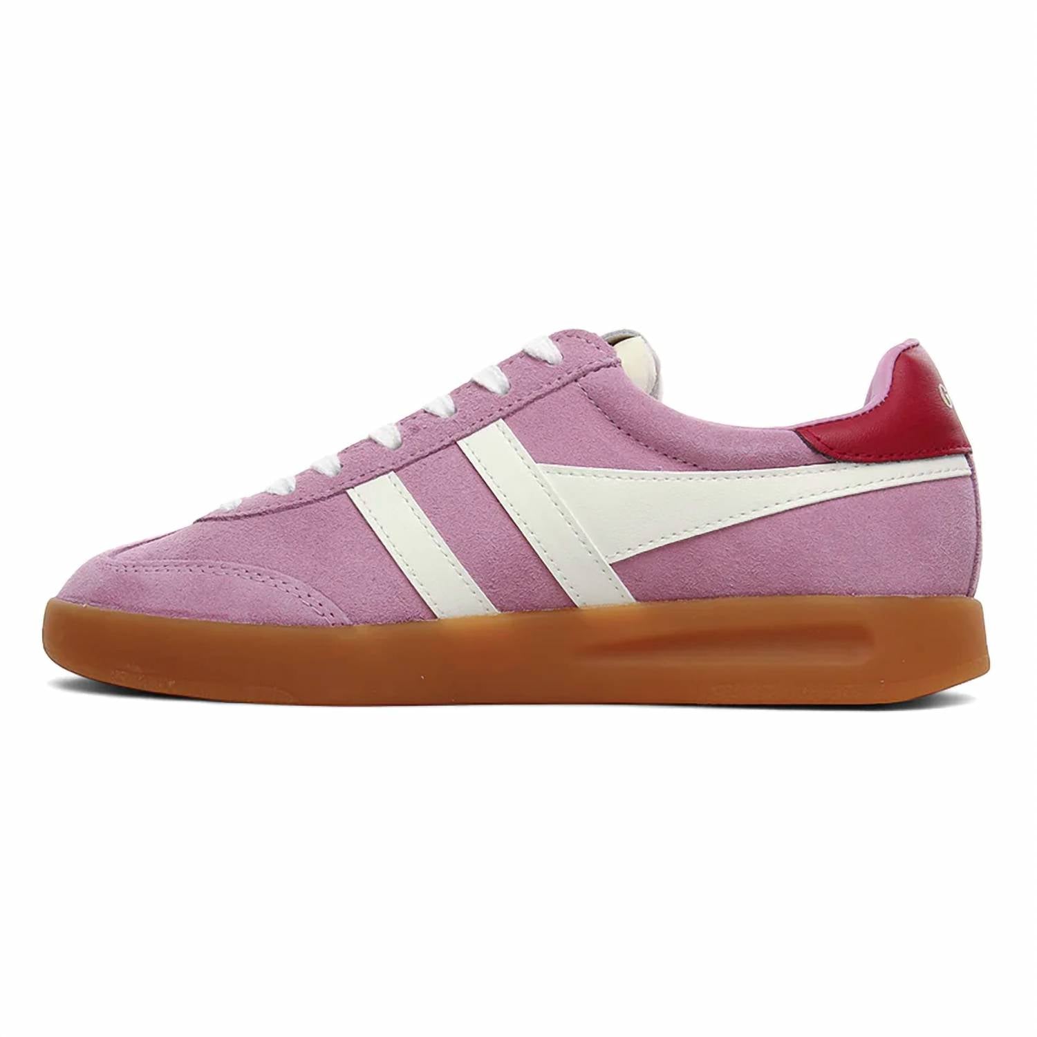 Gola Women's Cyclone Trainer Sneakers in candy off white deep red gum - women's sneaker - alternate view