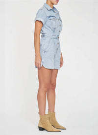 Daze - Topanga Short Sleeve Organic Cotton Romper