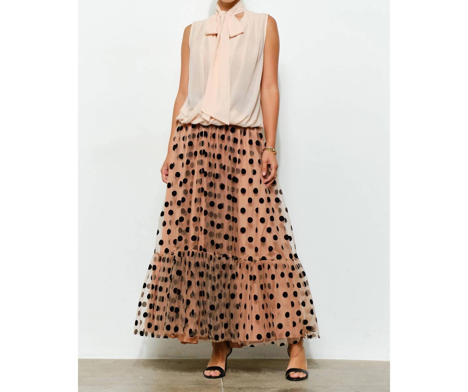 Ina Fashion - Tie-neck Blouse