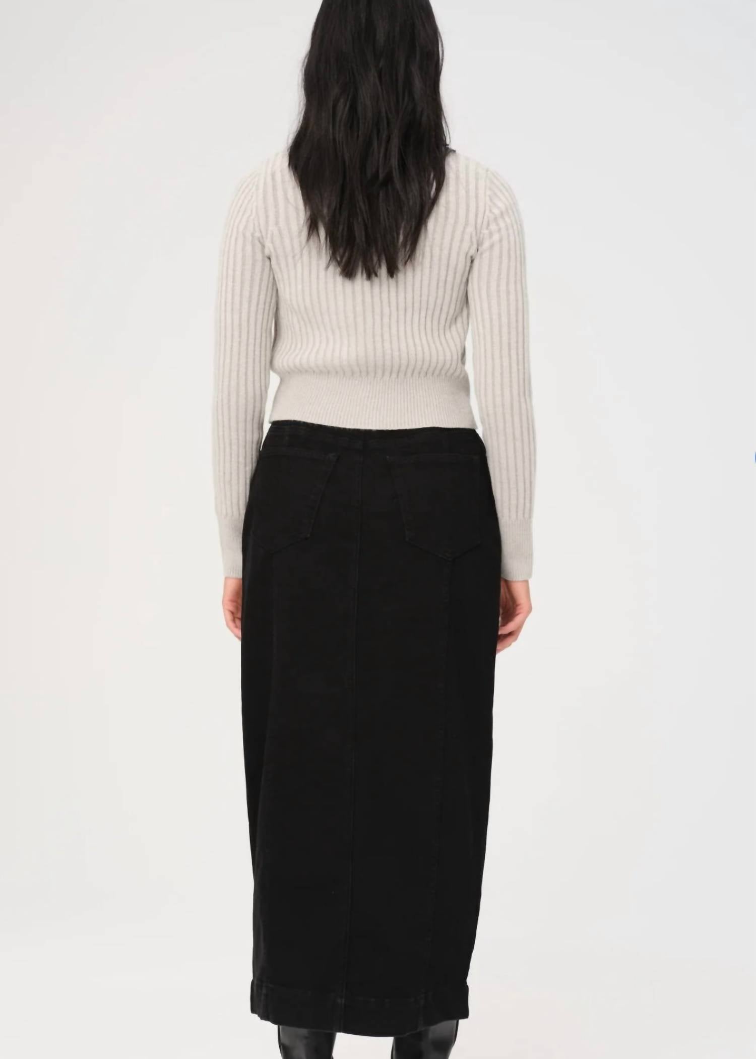 Warp + Weft - SMX Denim Maxi Skirt