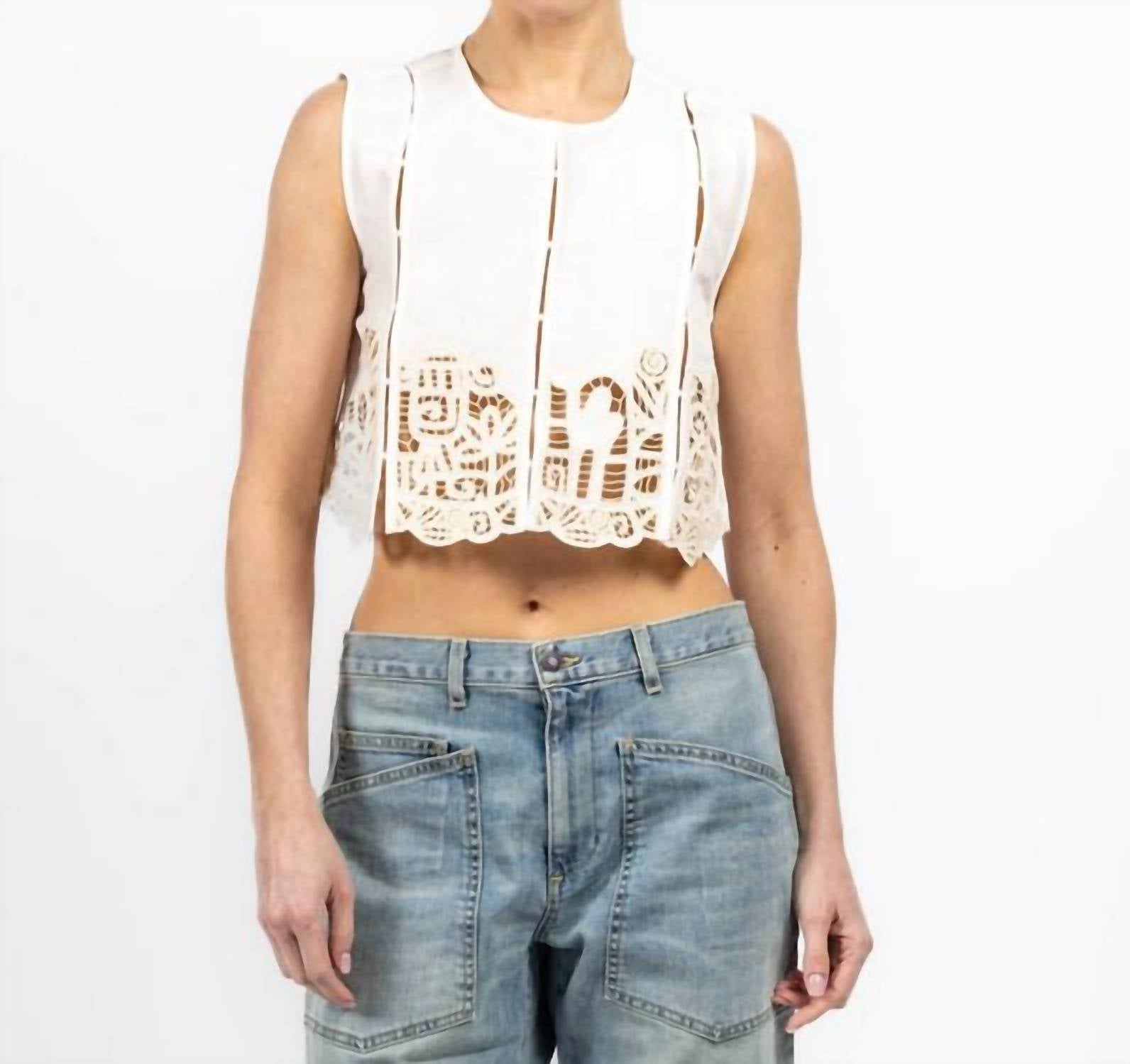 Alemais - Rosemary Embroidered Top