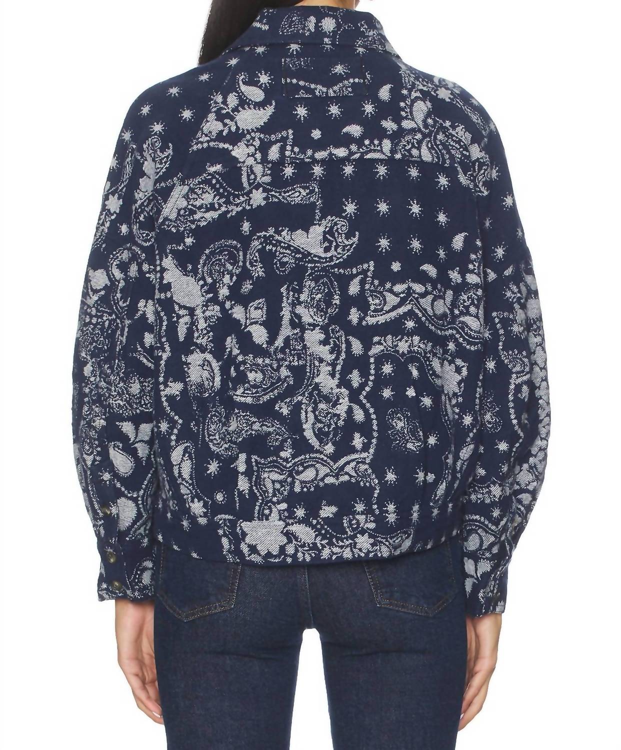 Free People - Bandana Jacquard Shirt Jacket
