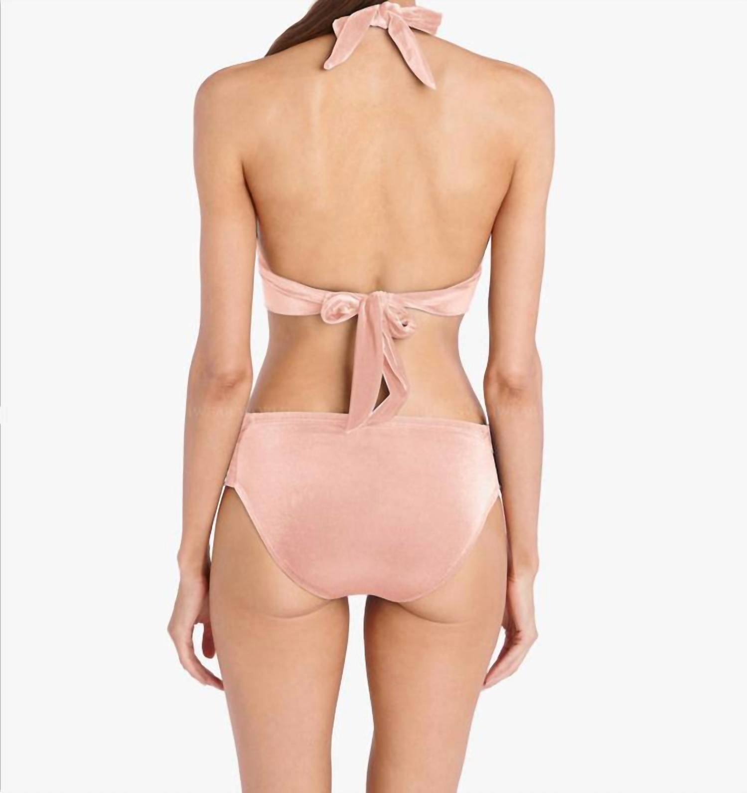 Robin Piccone - Halter Roxy Twist Bikini Bottom