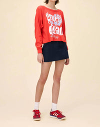 Daydreamer - Grateful Dead Blooming Flowers Raglan Long Sleeve Top