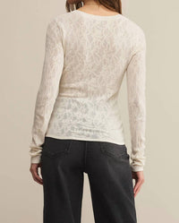 Z Supply - Tibi Scoop Mesh Sweater