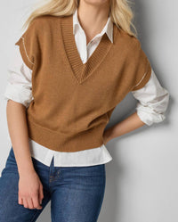 Lilla P - V-neck Wedge Sweater