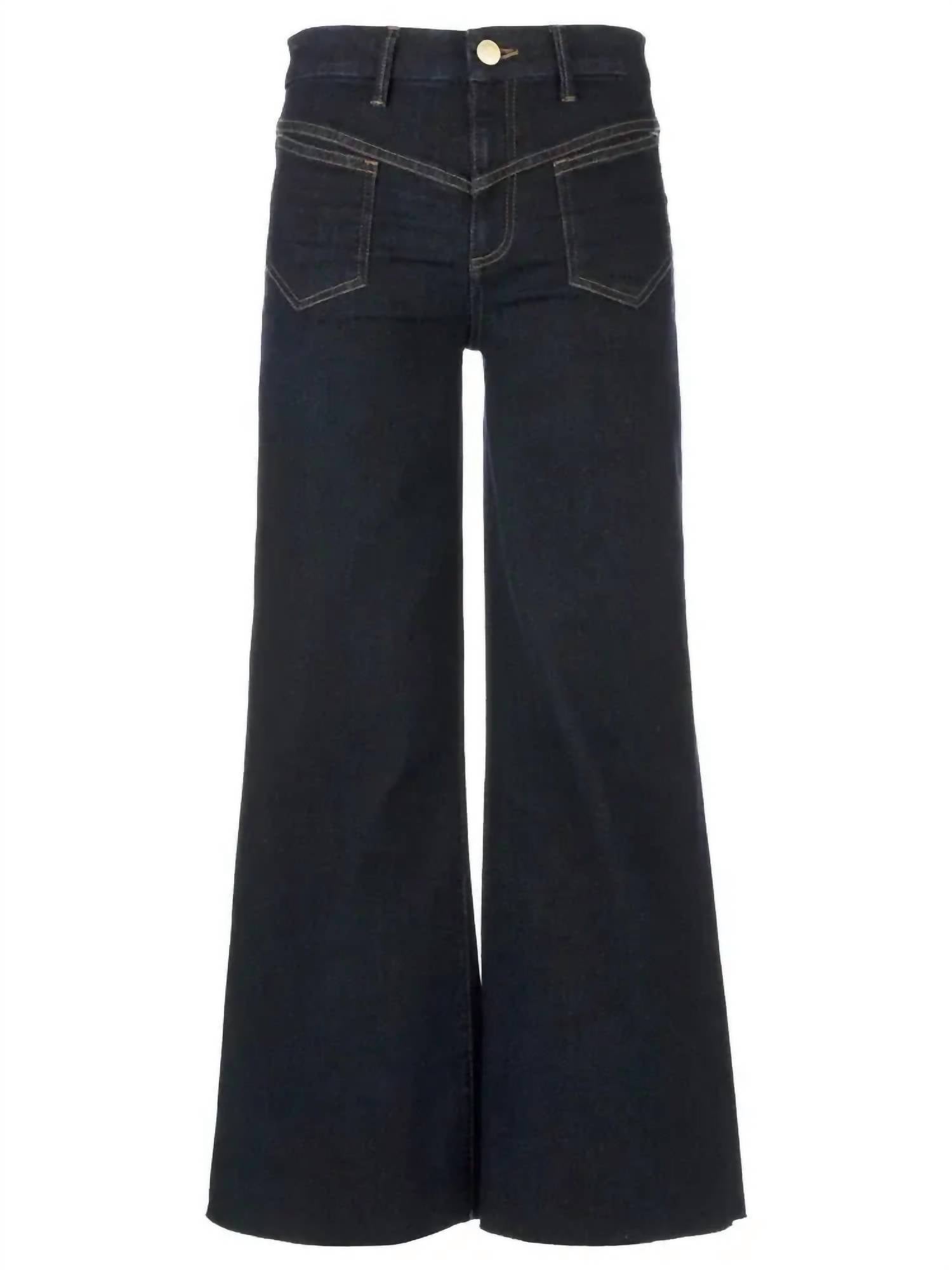 KUT FROM THE KLOTH Charlotte High Rise Wide Leg Jeans in sustain - women's jeans - view 4