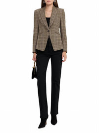 Veronica Beard Kendryn Embellished Dickey Jacket in black multi - women's jacket - view 4