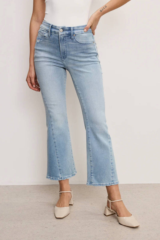 Good American - Good Legs Crop Mini Boot Jeans
