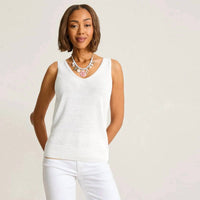 Tommy Bahama - Addison Sleeveless Linen-blend Sweater