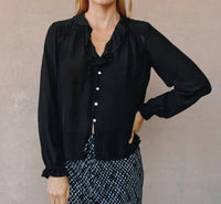 Bella Dahl - Raglan Ruffle Blouse