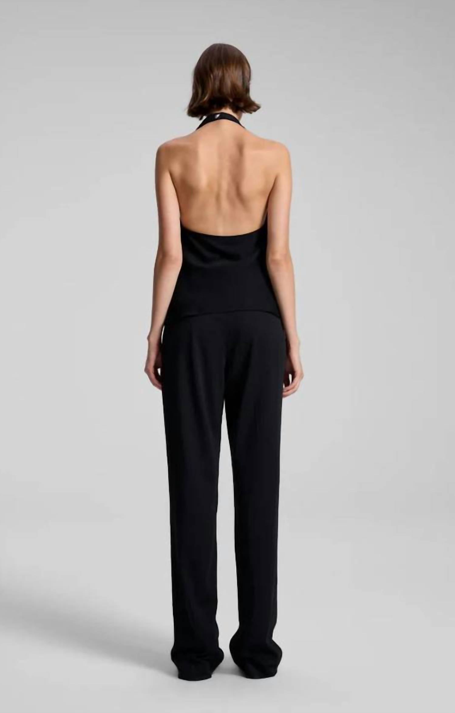 A.L.C. - Eliana Crepe Halter Blouse Top