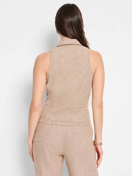 Nic + Zoe - Linen Cotton Cinch Vest