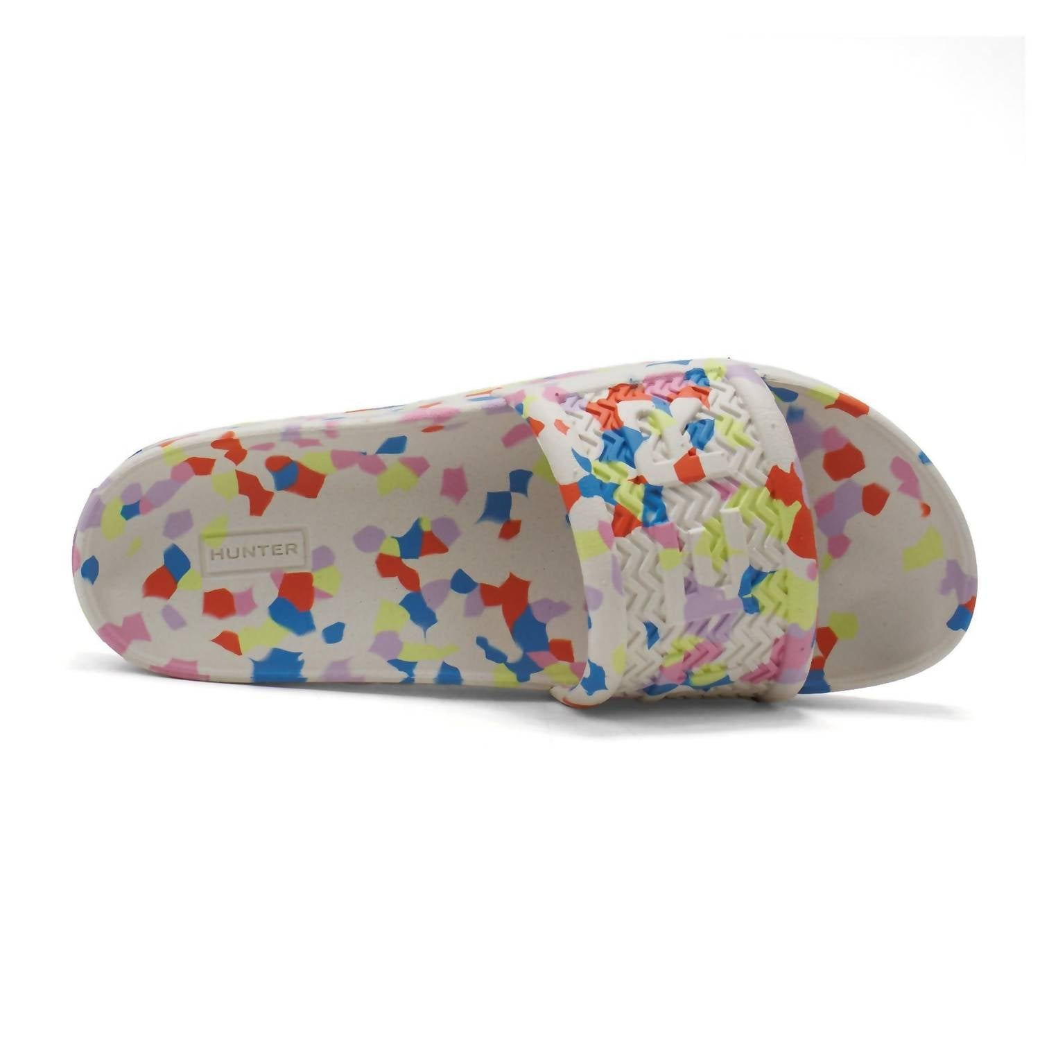 Hunter - Women's Original Marble Lightweight Moulded Sliders Sandals