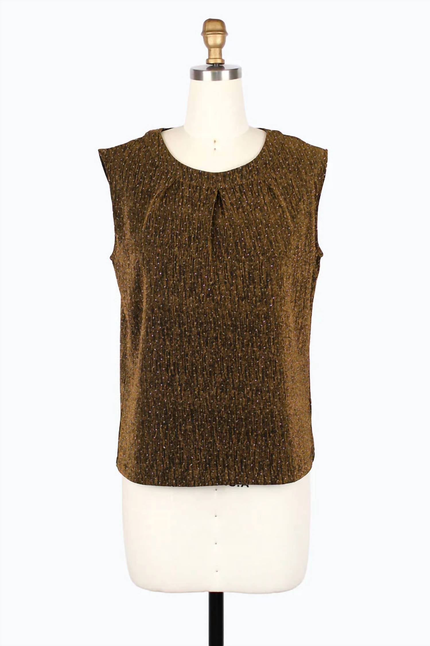 Damee - Women's Sparkle Sleeveless Top