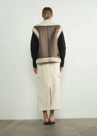 Aaron & Amber - Faux Leather Vest