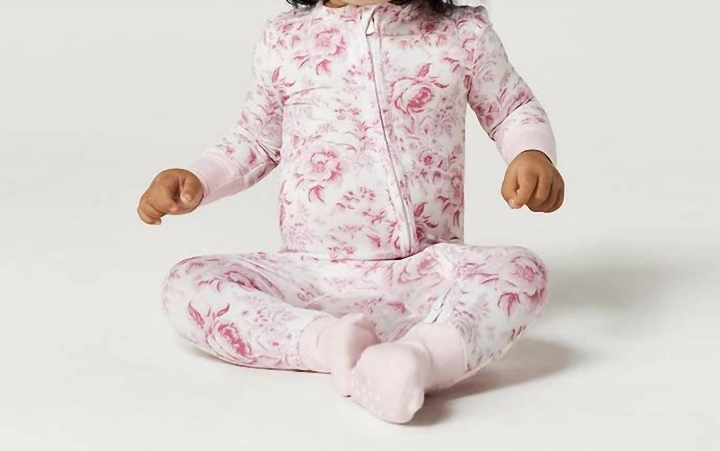 Posh Peanut - Baby Girls Jolene Convertible One Piece Sleeper