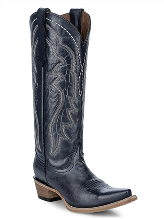 Circle G - Women's Embroidered Tall Western Boots - Snip Toe