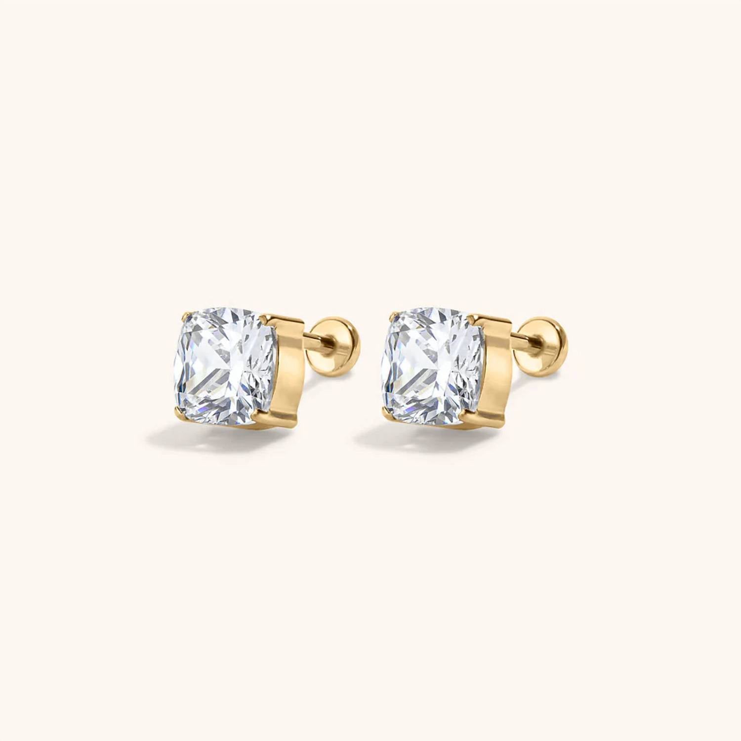 Maison Miru - Celestial Crystal Cushion Nap Earrings