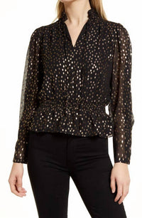 Vince Camuto - Holiday Hues Peplum Top