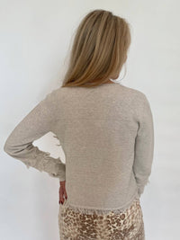 Kinross - Fringe Zip Cardigan