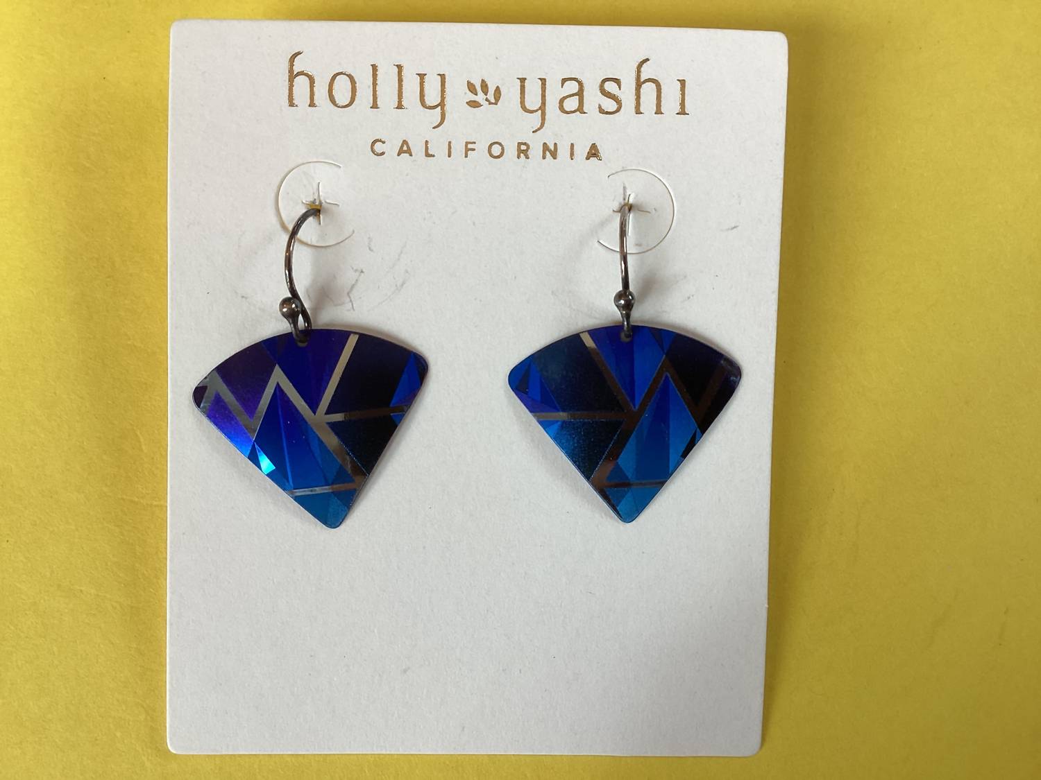 Holly Yashi Women's Mercury Drop Earrings in indigo - women's jewelry - alternate view