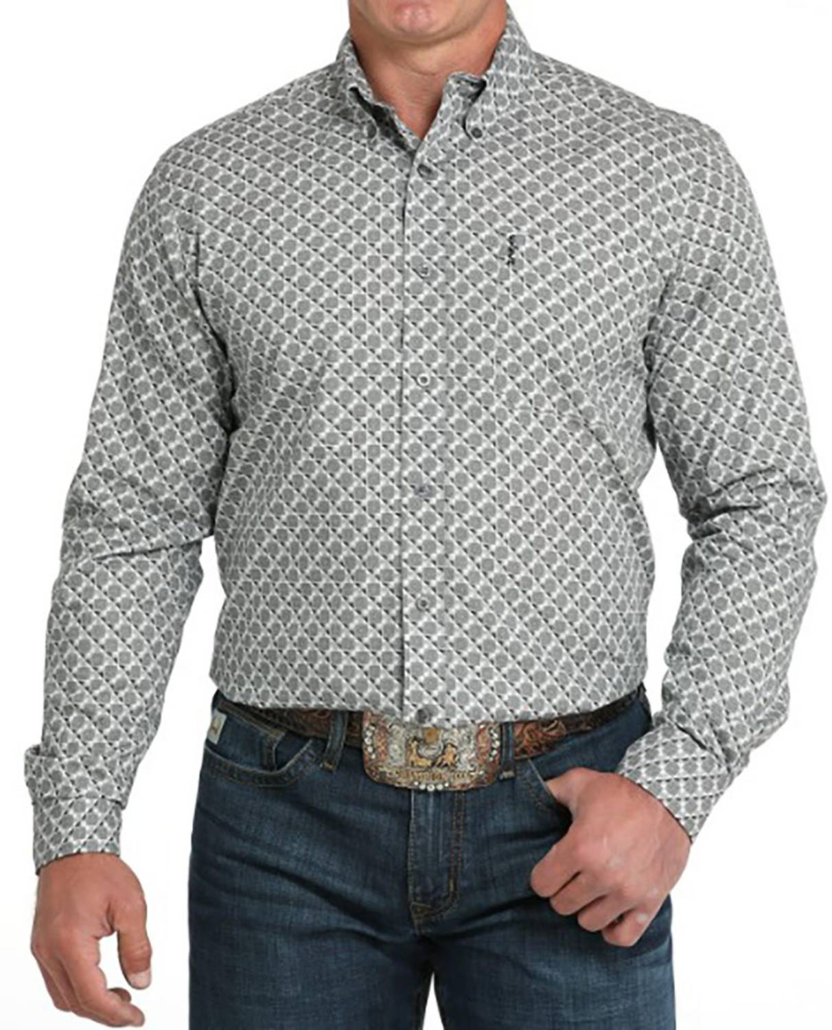 Cinch - Men's Modern Fit Long Sleeve Western Button Shirt