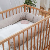Babyly - Linen Baby Bed Roller Protector