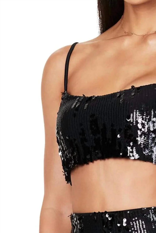 Nookie - Cascade Sequin Crop Top