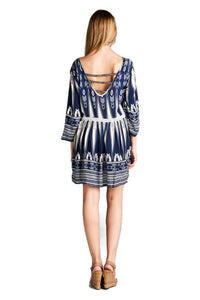 Velzera - Geometric Mini Dress